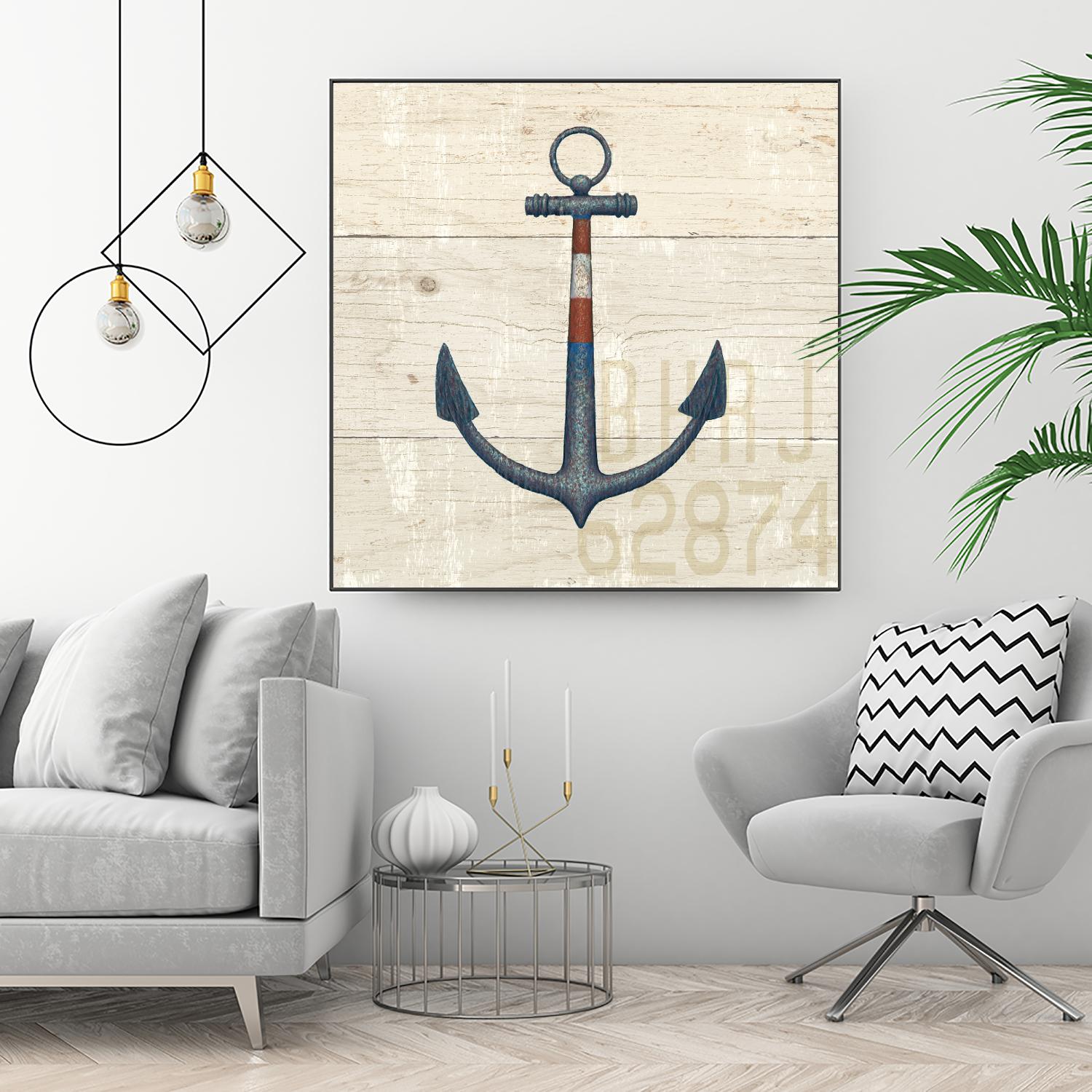 Nautique III by James Wiens on GIANT ART - beige nautical