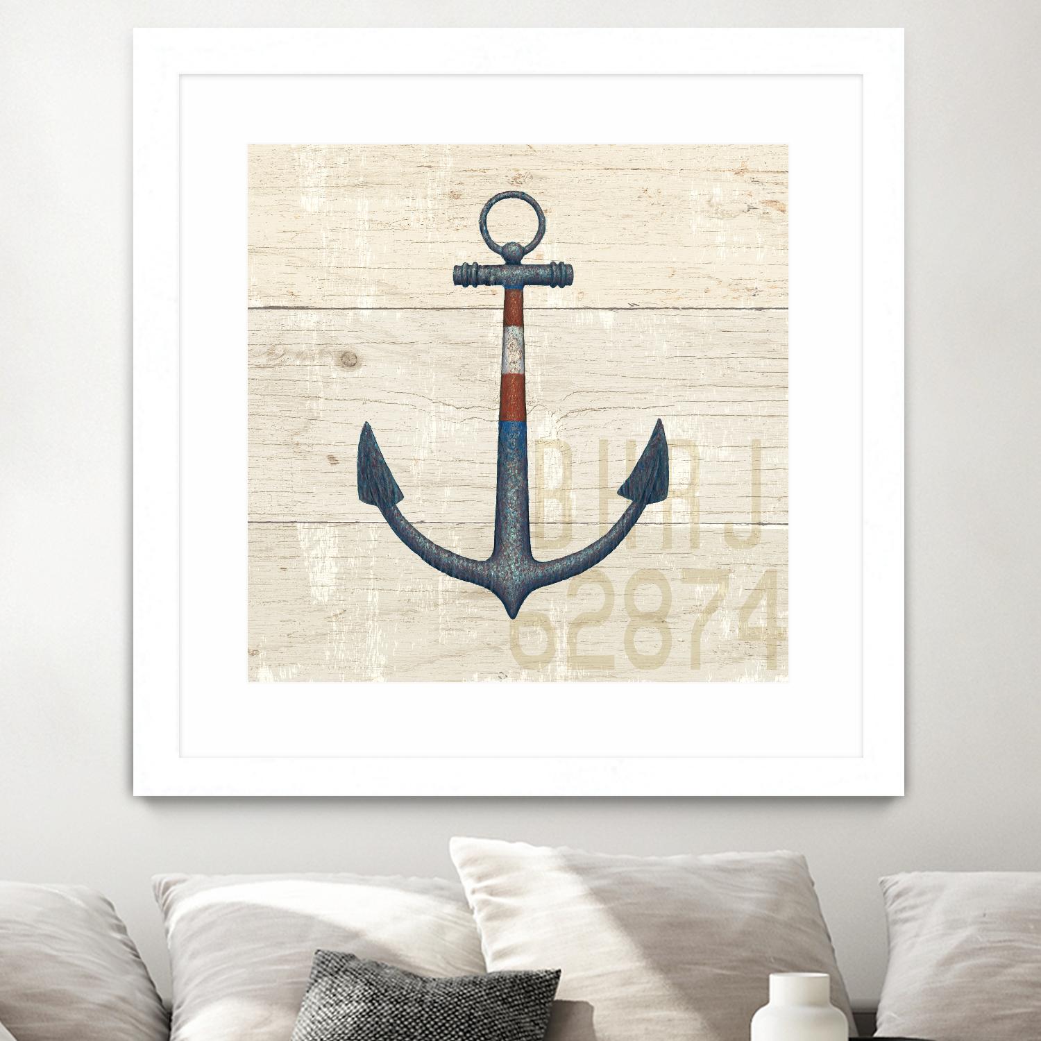 Nautique III by James Wiens on GIANT ART - beige nautical