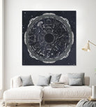 Night Sky Zodiac by Sara Zieve Miller on GIANT ART - grey maps