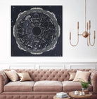 Night Sky Zodiac by Sara Zieve Miller on GIANT ART - grey maps
