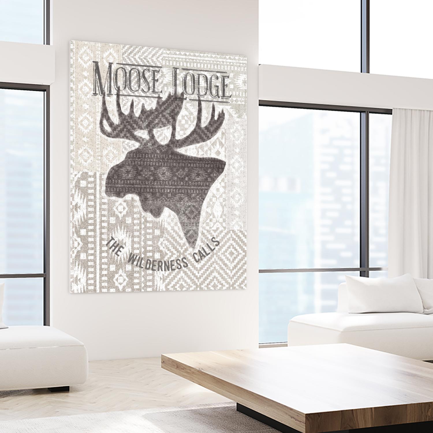 Soft Lodge V by Janelle Penner on GIANT ART - beige country look