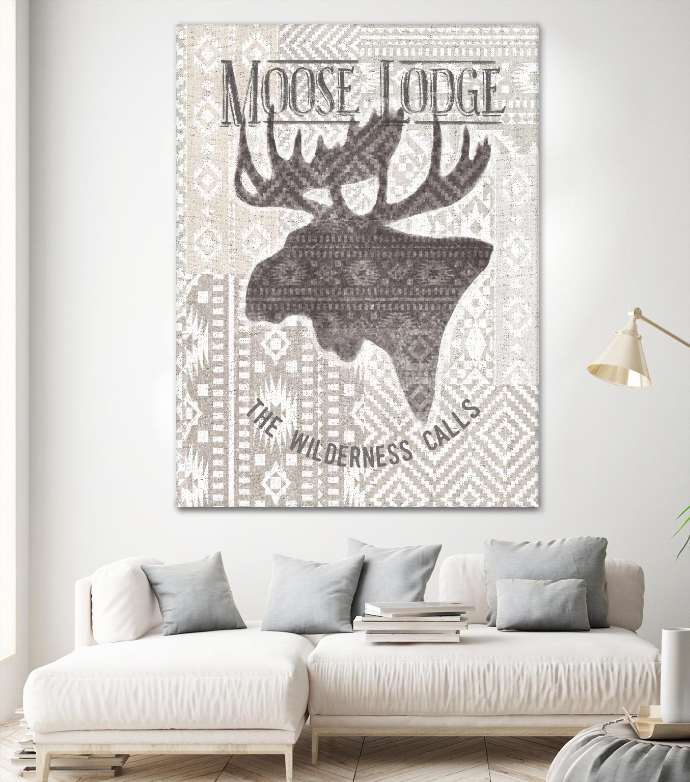 Soft Lodge V by Janelle Penner on GIANT ART - beige country look