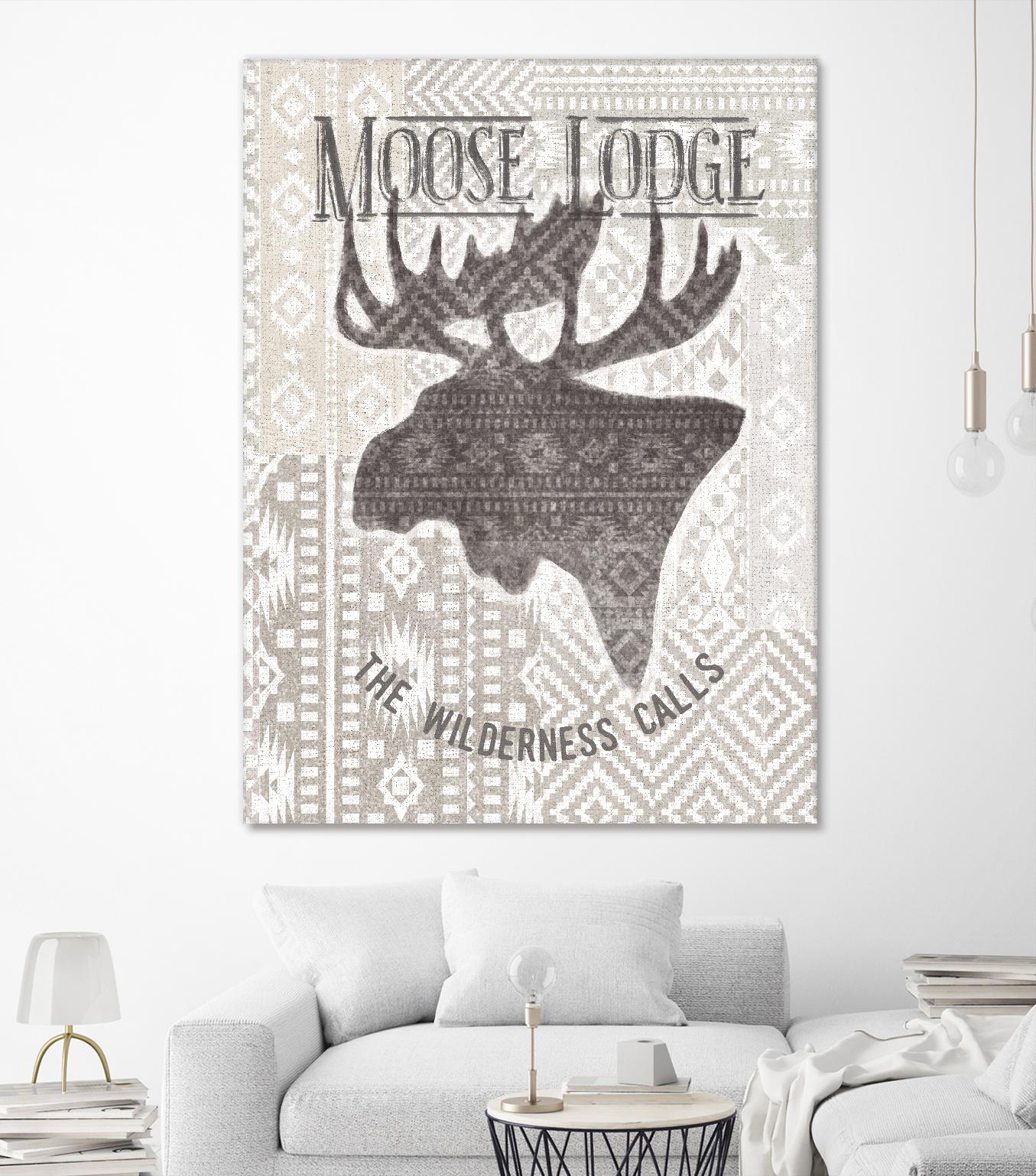 Soft Lodge V by Janelle Penner on GIANT ART - beige country look