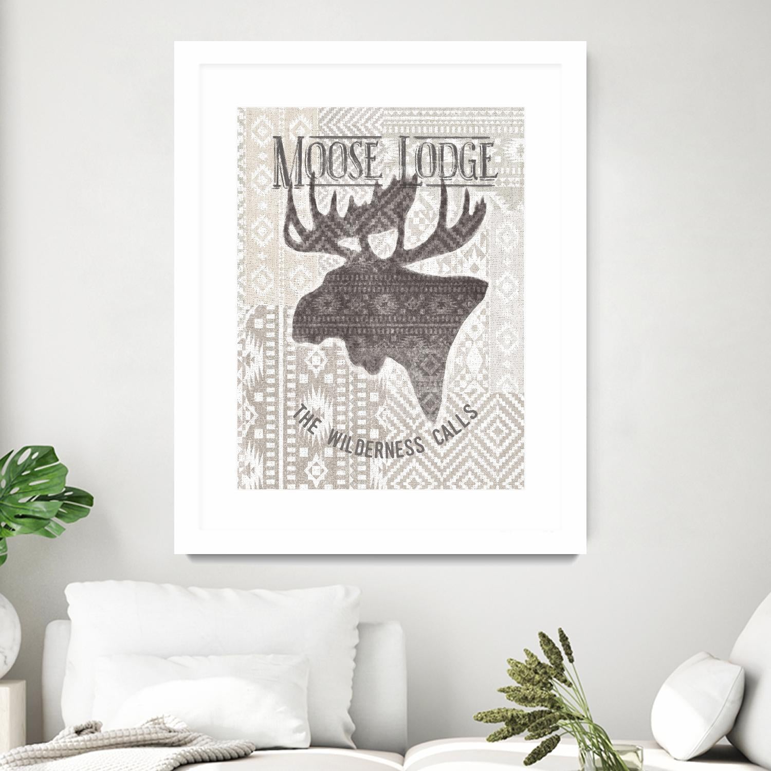 Soft Lodge V by Janelle Penner on GIANT ART - beige country look