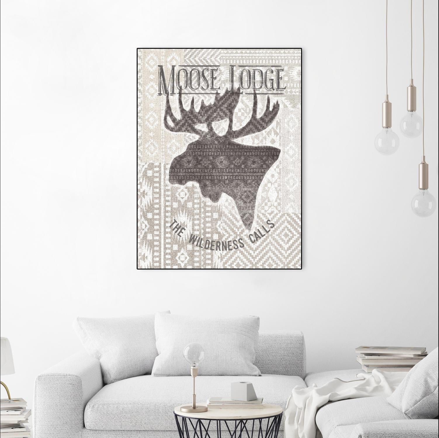 Soft Lodge V by Janelle Penner on GIANT ART - beige country look