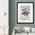 Soft Lodge V by Janelle Penner on GIANT ART - beige country look