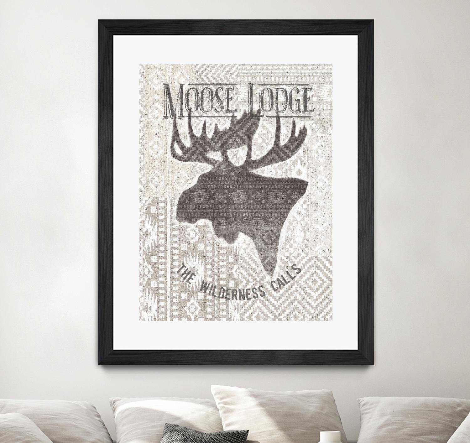 Soft Lodge V by Janelle Penner on GIANT ART - beige country look