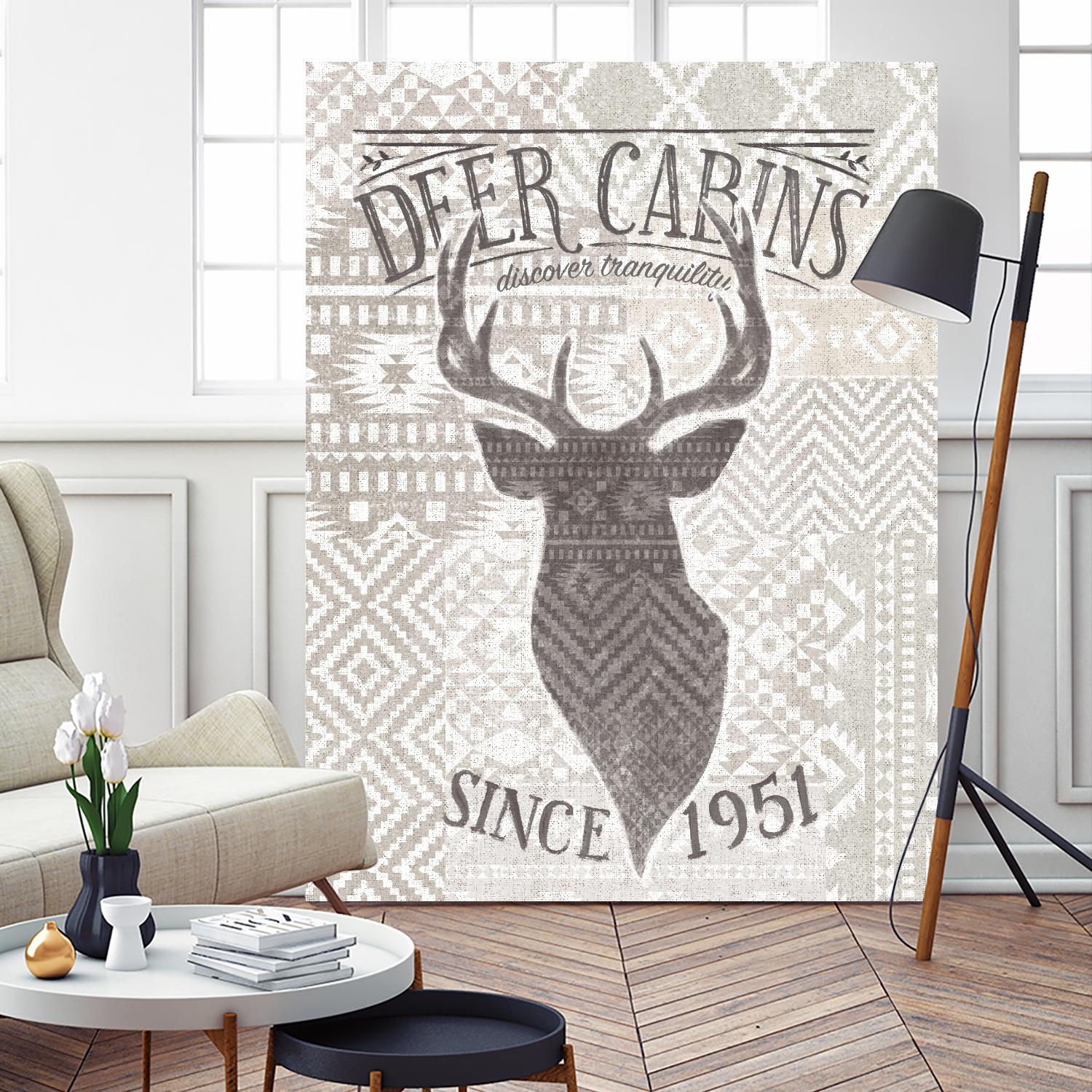 Soft Lodge VI by Janelle Penner on GIANT ART - beige country look