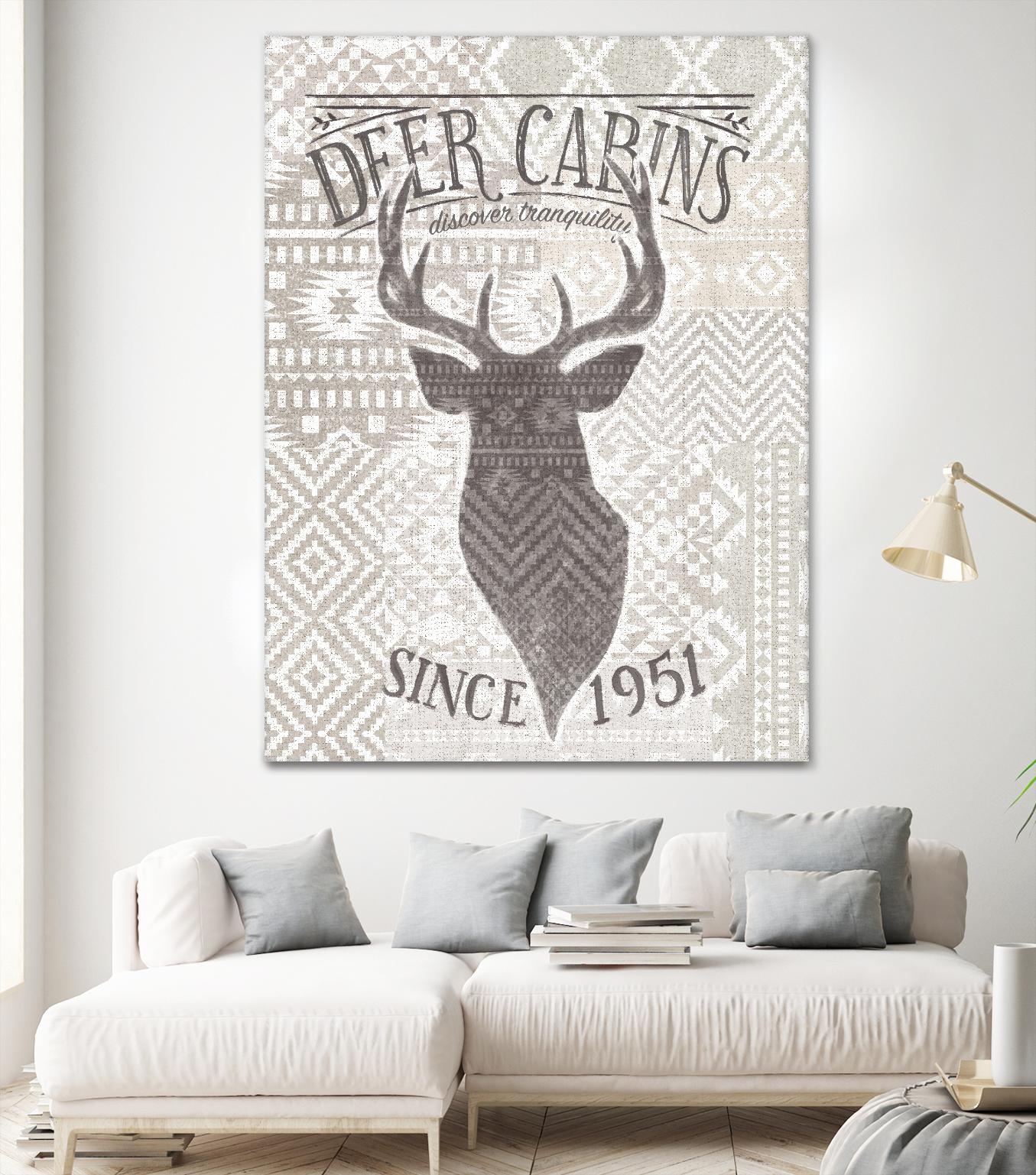 Soft Lodge VI by Janelle Penner on GIANT ART - beige country look