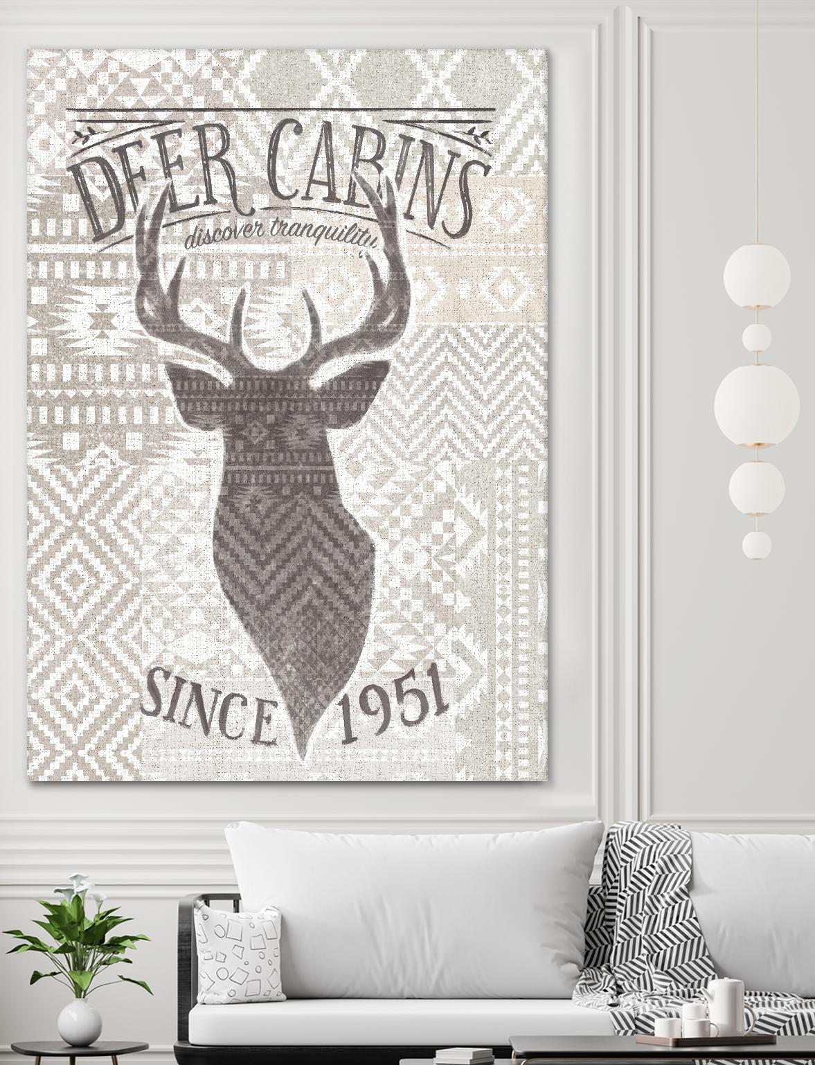 Soft Lodge VI by Janelle Penner on GIANT ART - beige country look