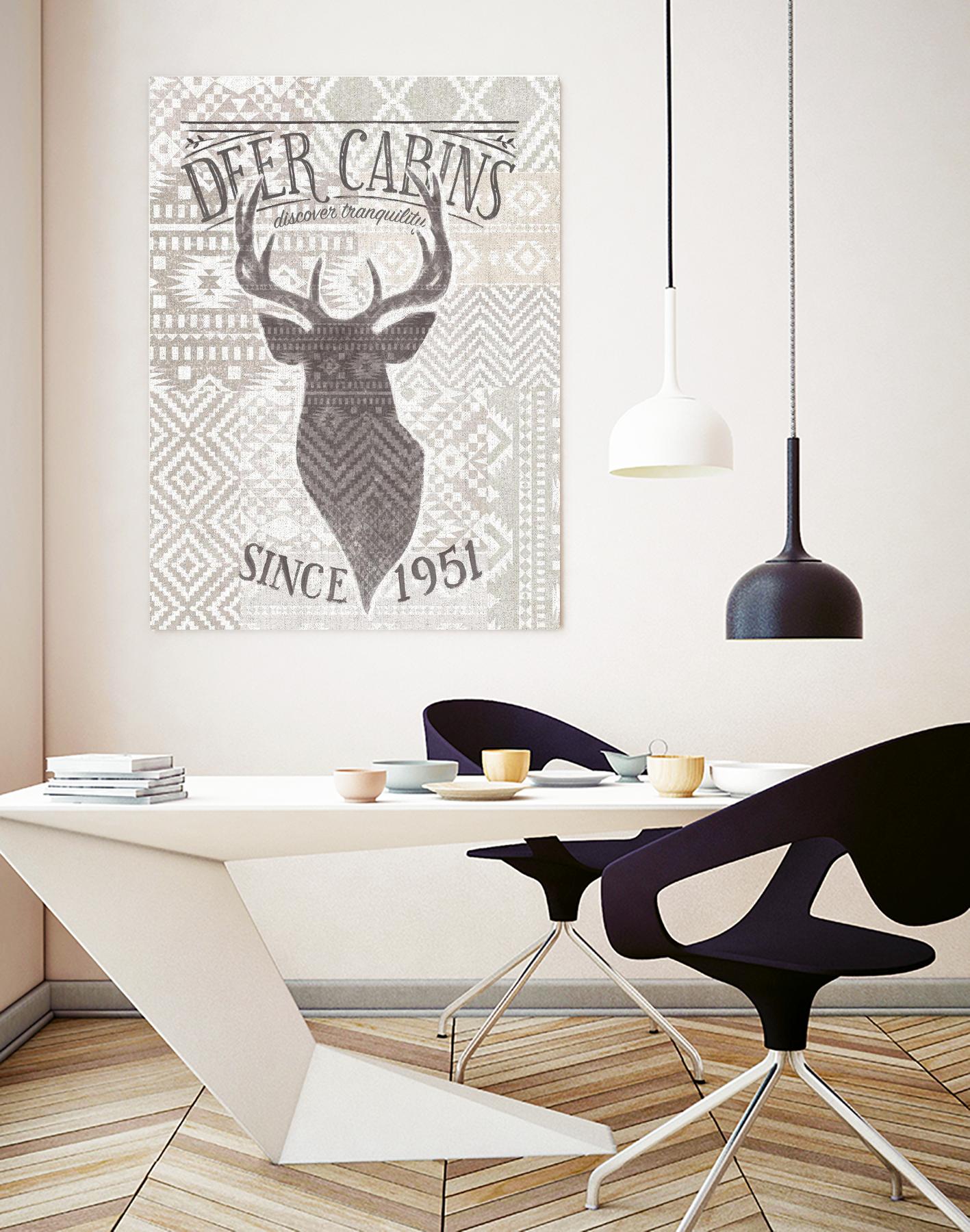 Soft Lodge VI by Janelle Penner on GIANT ART - beige country look