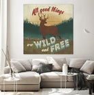 Discover the Wild VI by Janelle Penner on GIANT ART - green country look