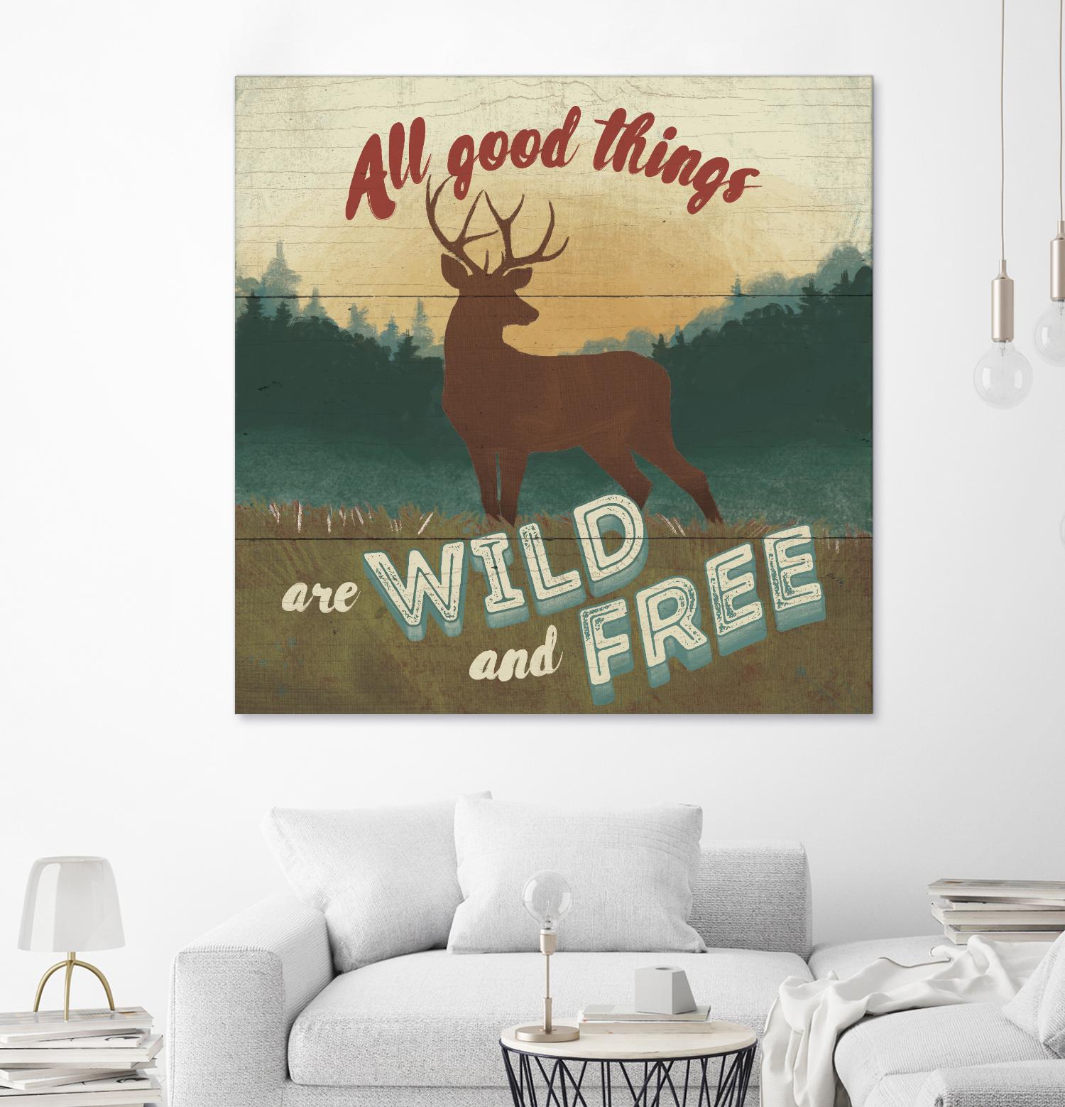 Discover the Wild VI by Janelle Penner on GIANT ART - green country look
