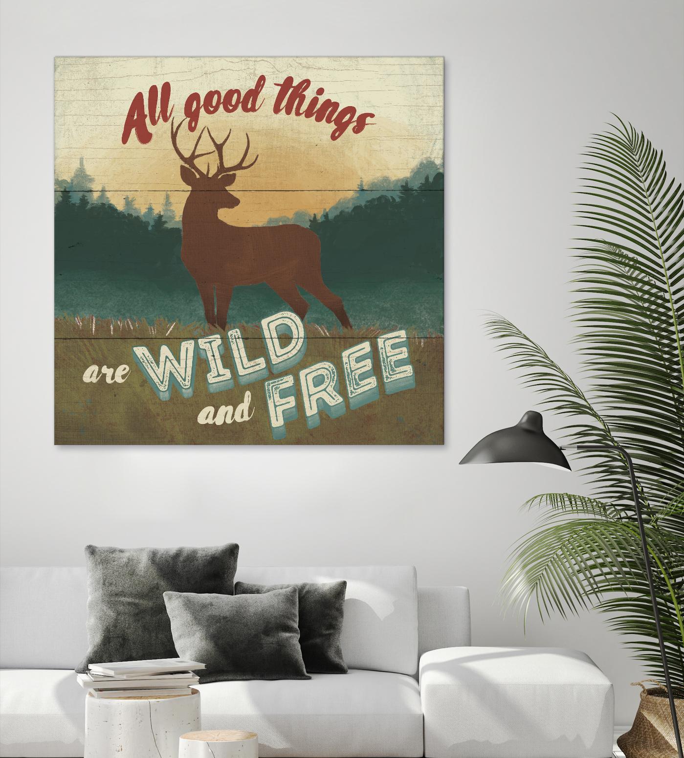 Discover the Wild VI by Janelle Penner on GIANT ART - green country look