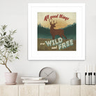 Discover the Wild VI by Janelle Penner on GIANT ART - green country look