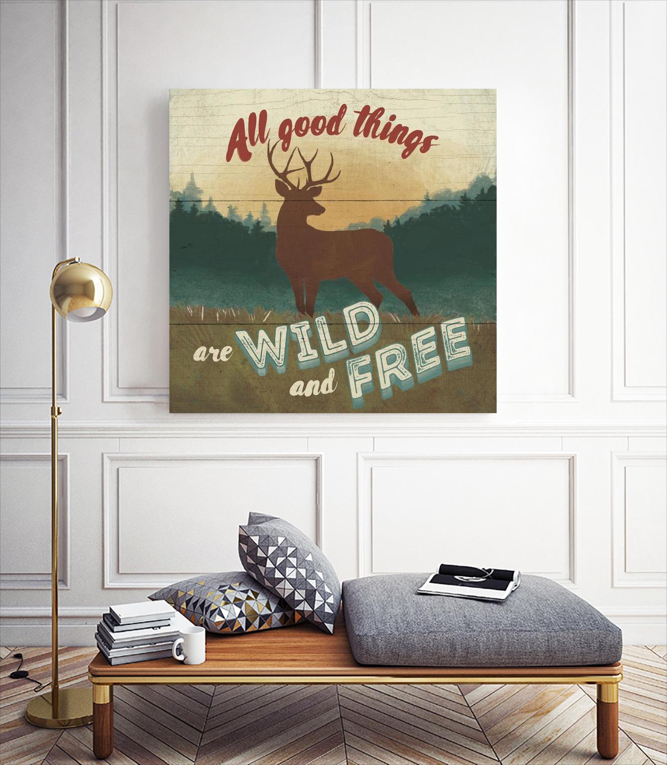 Discover the Wild VI by Janelle Penner on GIANT ART - green country look