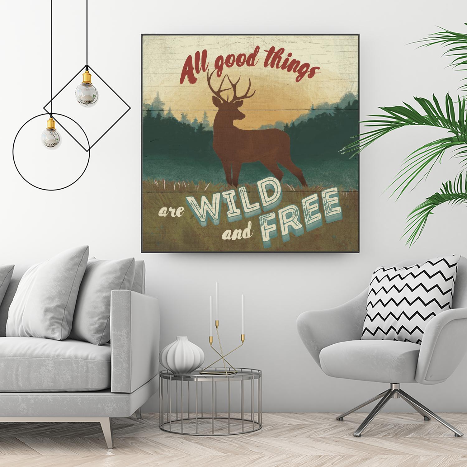 Discover the Wild VI by Janelle Penner on GIANT ART - green country look