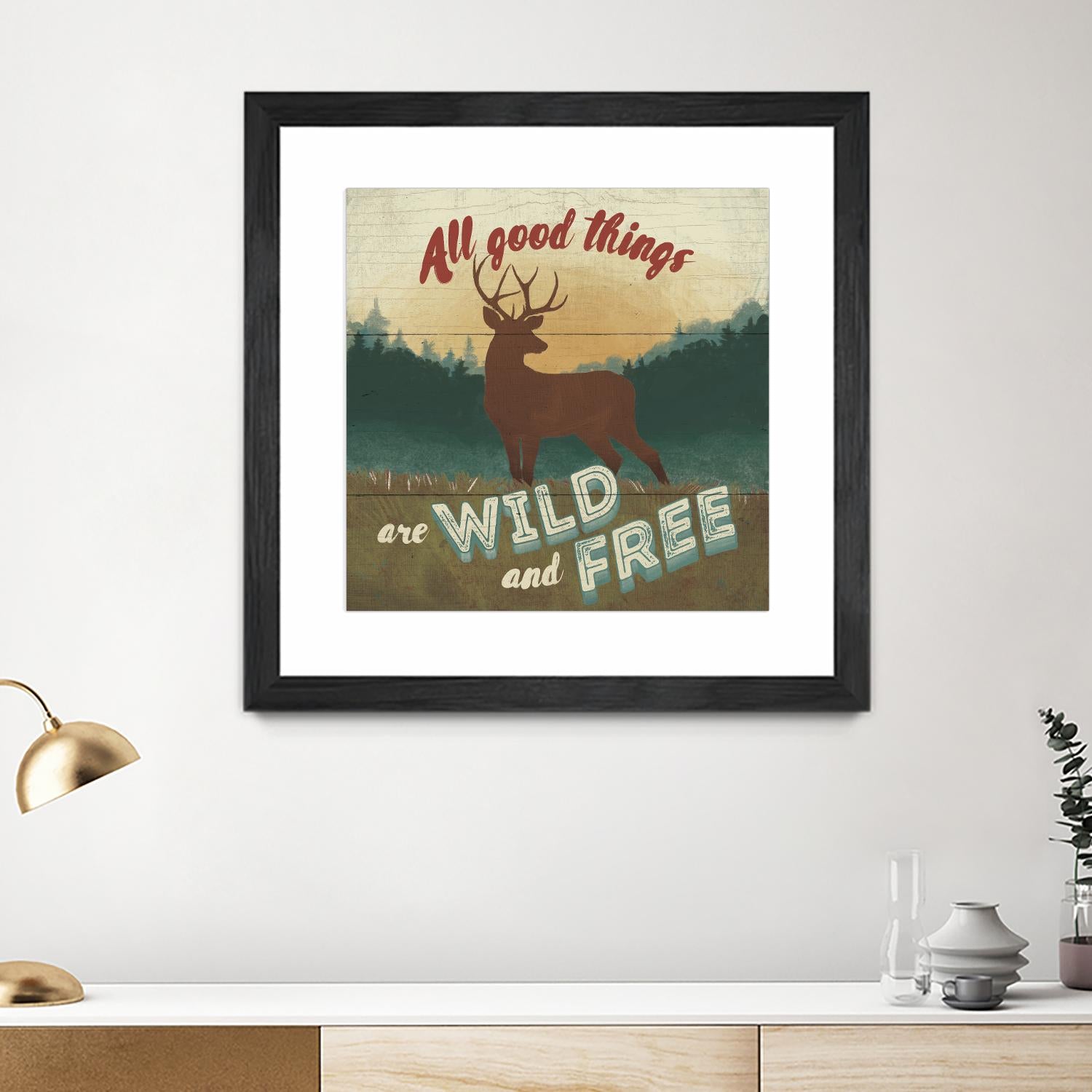 Discover the Wild VI by Janelle Penner on GIANT ART - green country look
