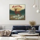 Discover the Wild VI by Janelle Penner on GIANT ART - green country look