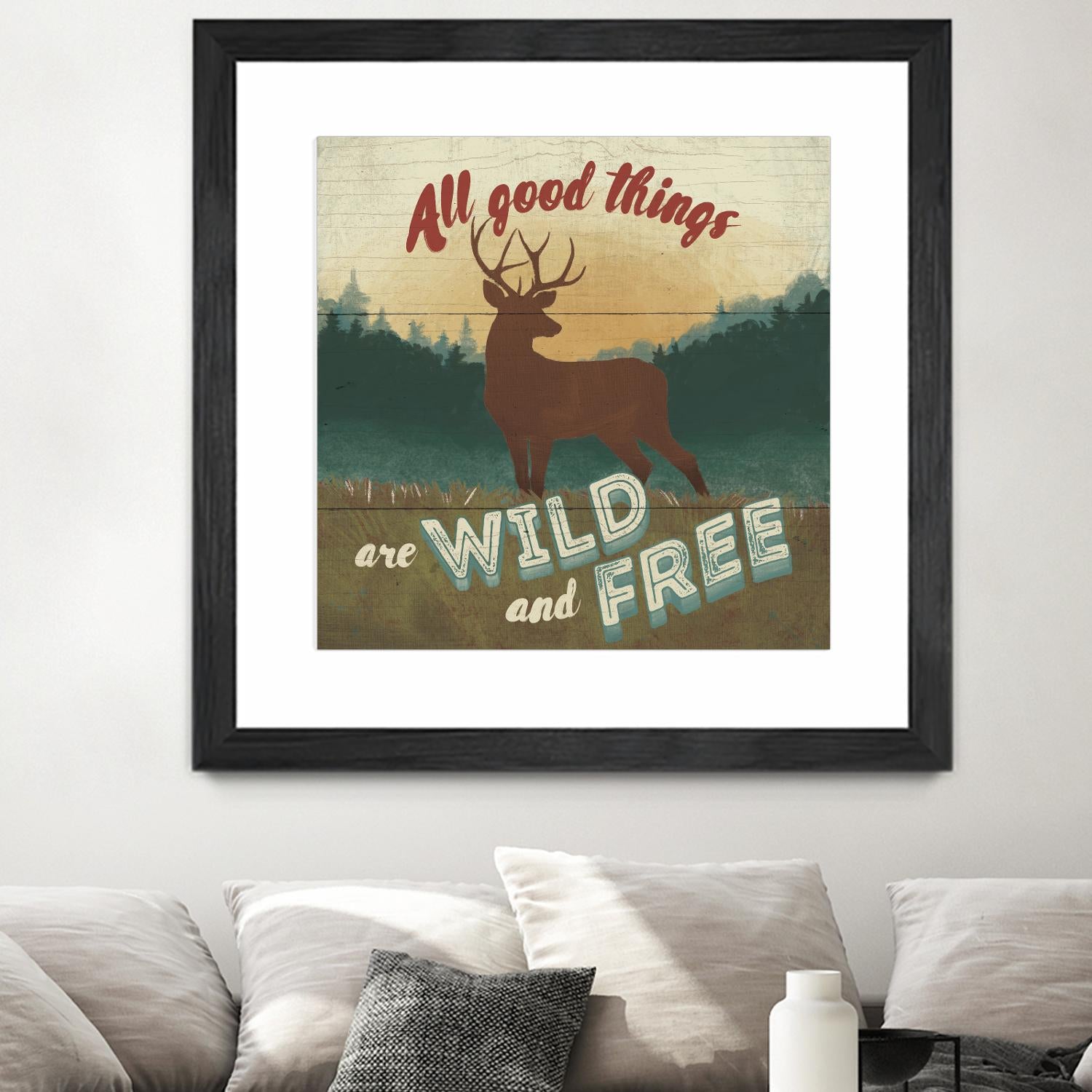 Discover the Wild VI by Janelle Penner on GIANT ART - green country look