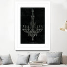 Ornamental Metal Work Chandelier by Portfolio on GIANT ART - grey interior