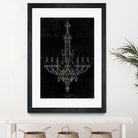 Ornamental Metal Work Chandelier by Portfolio on GIANT ART - grey interior