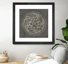 Rosette II Gray by Portfolio on GIANT ART - grey contemporary