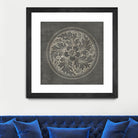 Rosette II Gray by Portfolio on GIANT ART - grey contemporary