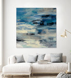 Indigo Wave by Silvia Vassileva on GIANT ART - black abstract