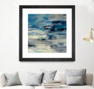 Indigo Wave by Silvia Vassileva on GIANT ART - black abstract