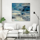 Indigo Wave by Silvia Vassileva on GIANT ART - black abstract