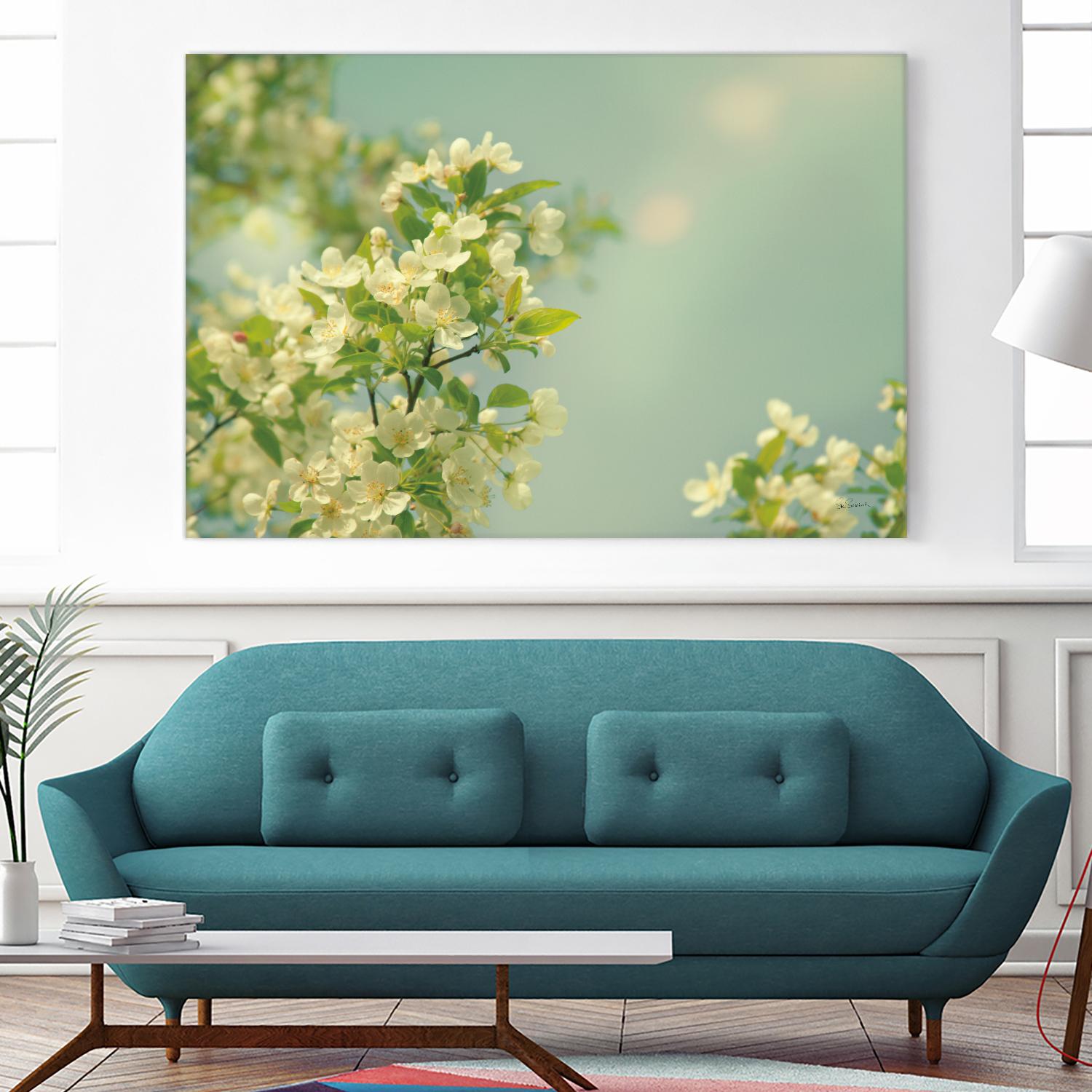 Spring Beauty I by Sue Schlabach on GIANT ART - white floral
