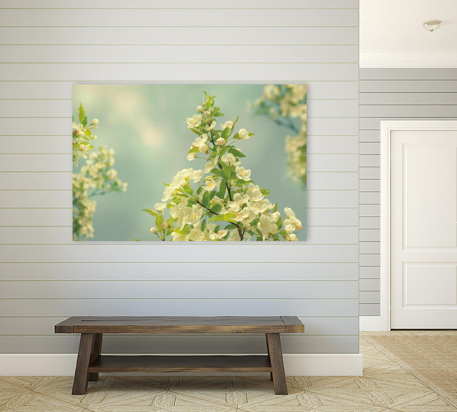 Spring Beauty II by Sue Schlabach on GIANT ART - white floral
