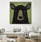 The Black Bear by Ryan Fowler on GIANT ART - green animals