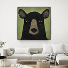 The Black Bear by Ryan Fowler on GIANT ART - green animals