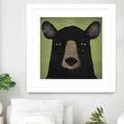 The Black Bear by Ryan Fowler on GIANT ART - green animals