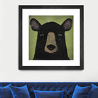 The Black Bear by Ryan Fowler on GIANT ART - green animals