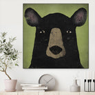 The Black Bear by Ryan Fowler on GIANT ART - green animals