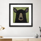 The Black Bear by Ryan Fowler on GIANT ART - green animals