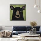 The Black Bear by Ryan Fowler on GIANT ART - green animals