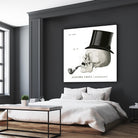 Dandy Bones II by Sue Schlabach on GIANT ART - white vintage