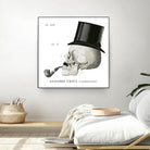 Dandy Bones II by Sue Schlabach on GIANT ART - white vintage