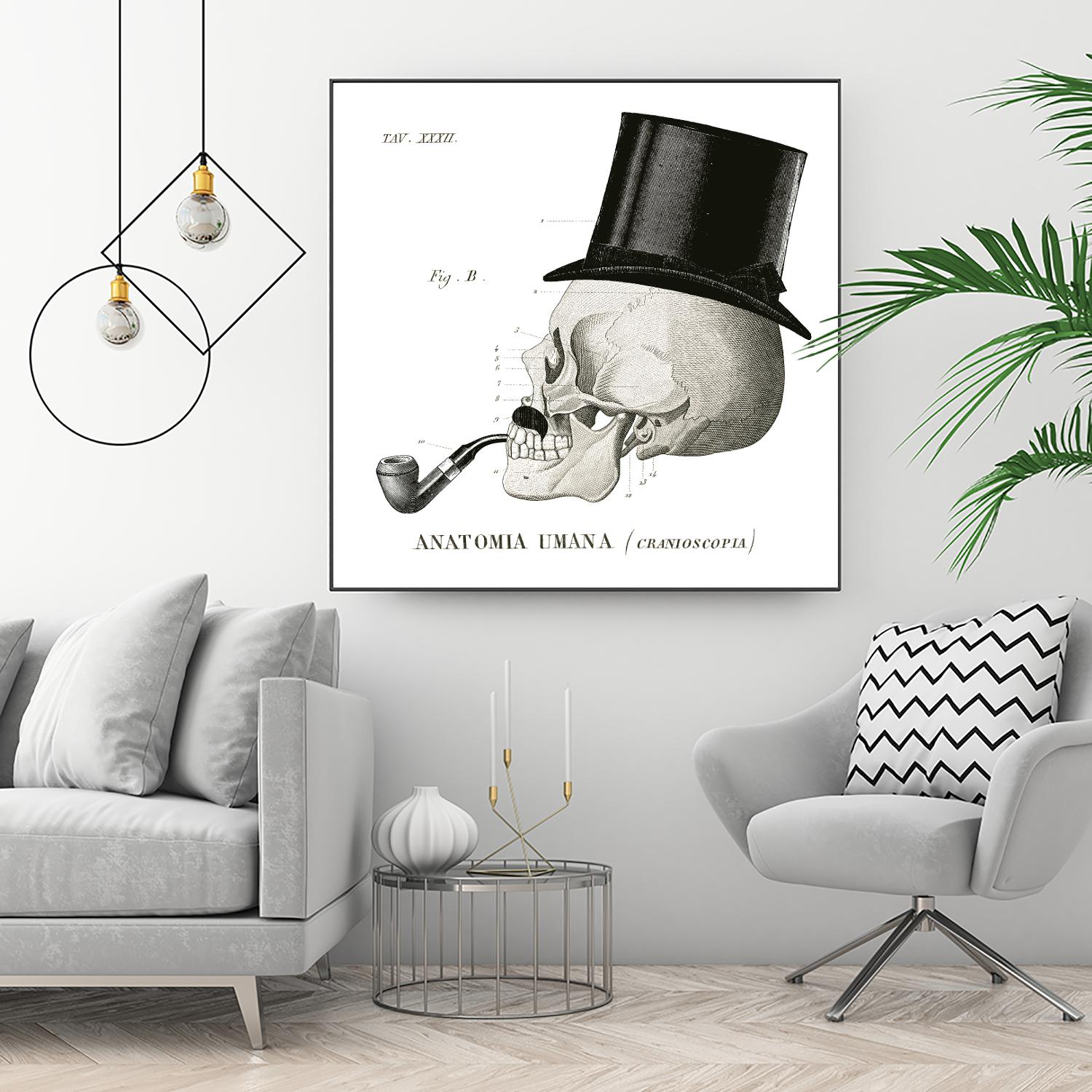 Dandy Bones II by Sue Schlabach on GIANT ART - white vintage