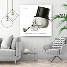 Dandy Bones II by Sue Schlabach on GIANT ART - white vintage