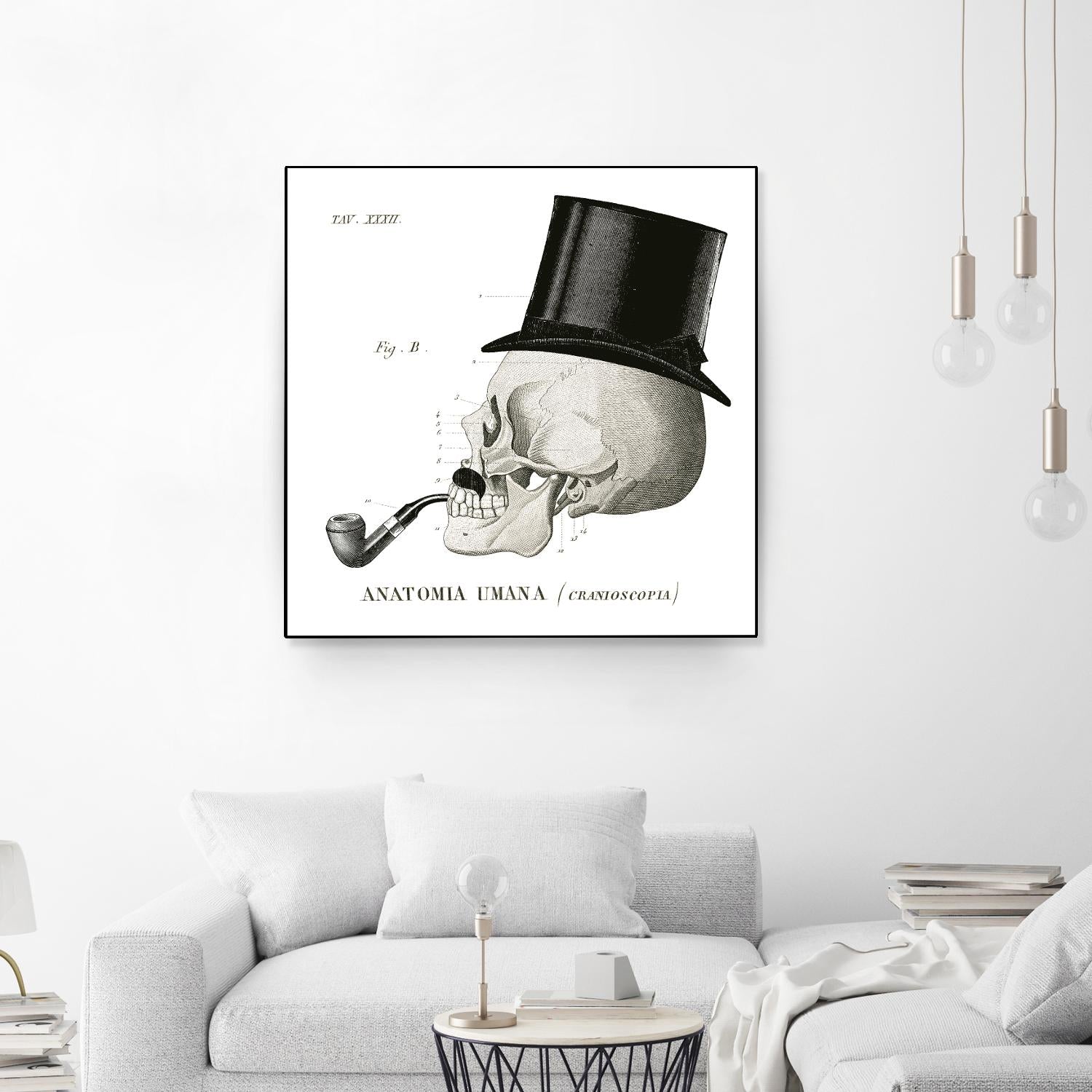 Dandy Bones II by Sue Schlabach on GIANT ART - white vintage