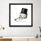 Dandy Bones II by Sue Schlabach on GIANT ART - white vintage