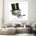 Dandy Bones III by Sue Schlabach on GIANT ART - white vintage