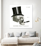 Dandy Bones III by Sue Schlabach on GIANT ART - white vintage