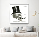 Dandy Bones III by Sue Schlabach on GIANT ART - white vintage