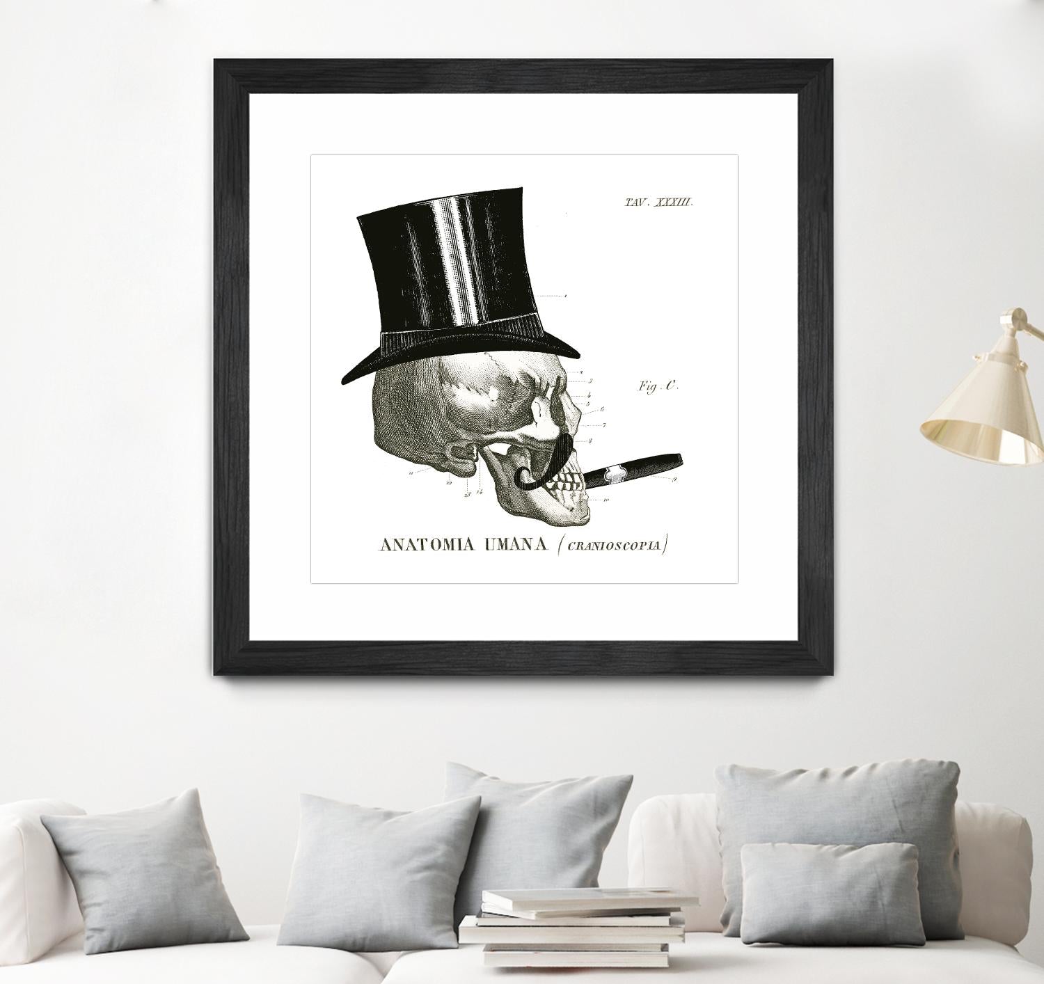 Dandy Bones III by Sue Schlabach on GIANT ART - white vintage